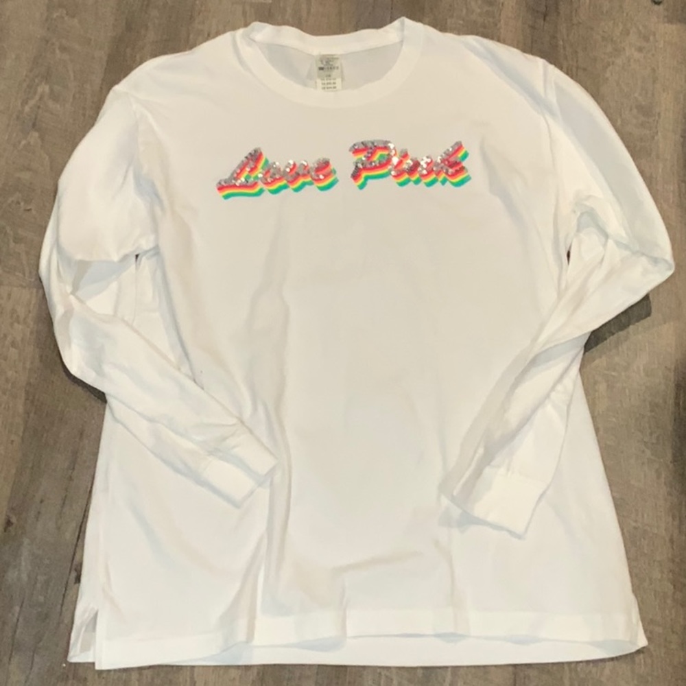 NWT PINK long sleeve Tee
